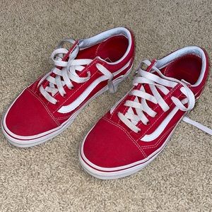 Red Old Skool Vans